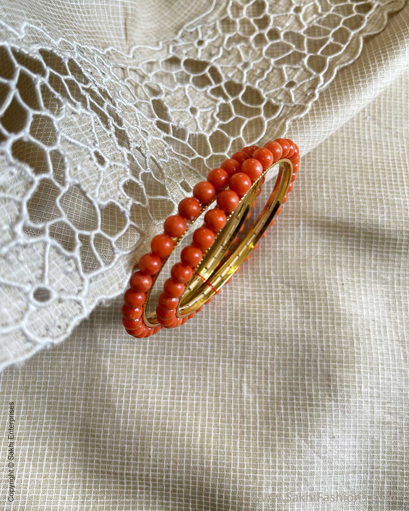 Bracelet Red Adriatic Coral Italian Gold Tessito | Jovon Venice