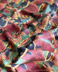 BL-W04756 Green Ajrak Fabric