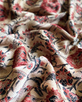 BL-W04755 Beige Ajrak Fabric