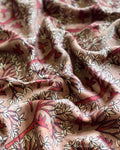 BL-W04754 Gheva Pink Ajrak Fabric
