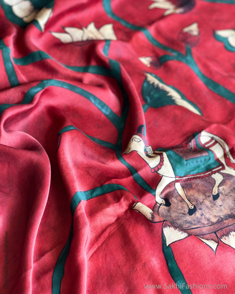 BL-W04761 Pichwai Modal Fabric