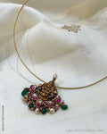 AS-W05555 Silver Gold Choker