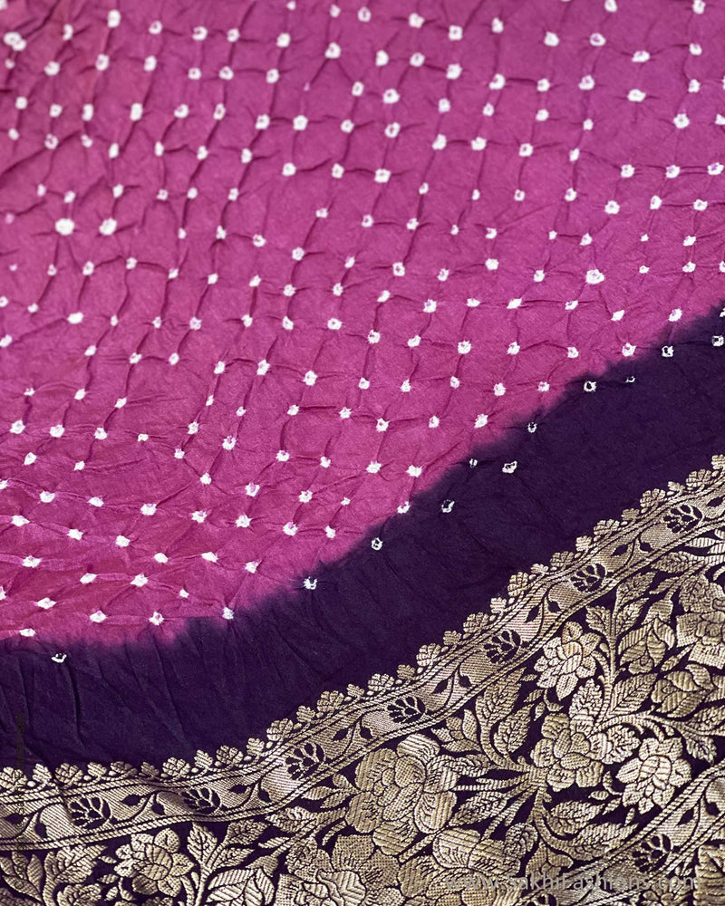 DP-W05137 Bandhini Pink Purple
