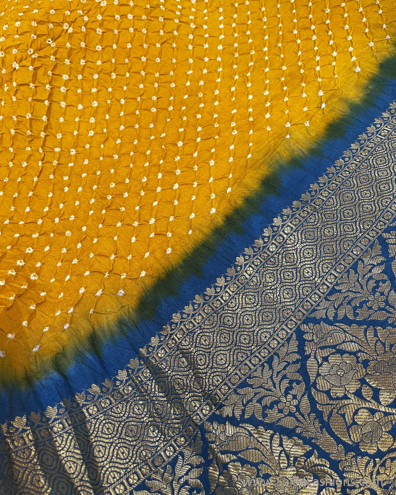 DP-W05903 Bandhini Yellow Blue
