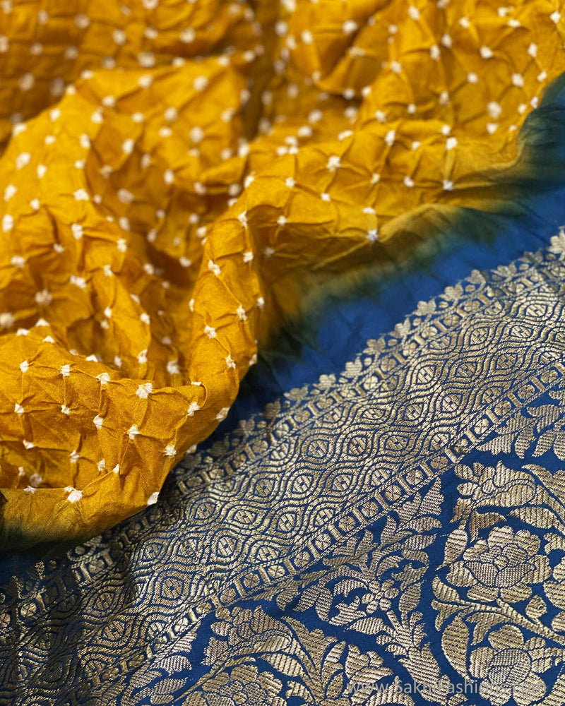 DP-W05903 Bandhini Yellow Blue