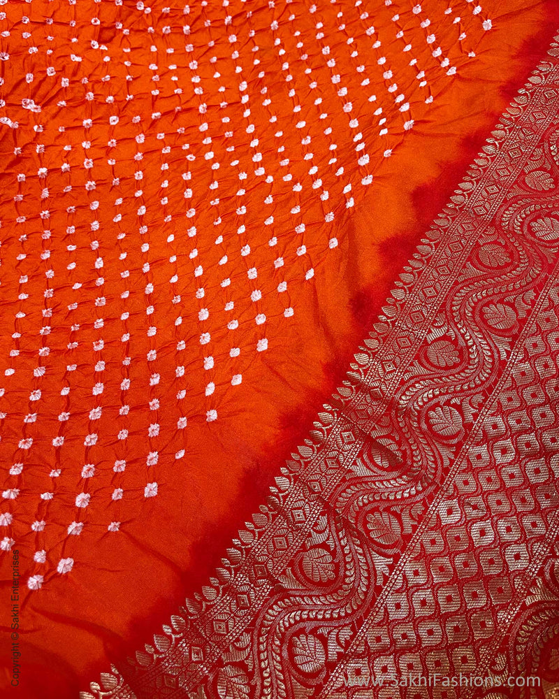 DP-W05902 Bandhini Orange Red