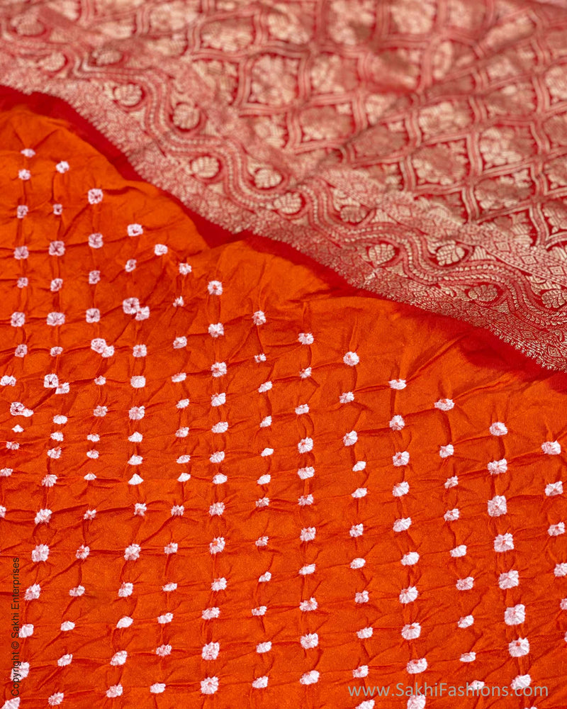 DP-W05902 Bandhini Orange Red