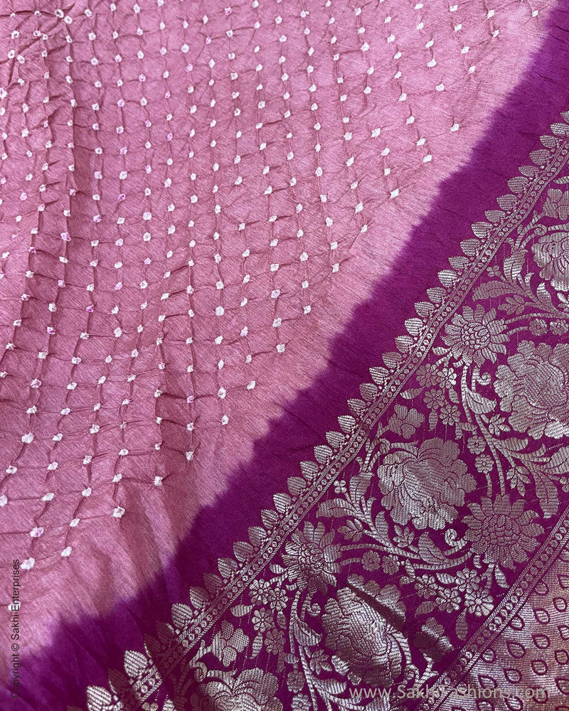 DP-W05136 Bandhini Purple Maroon
