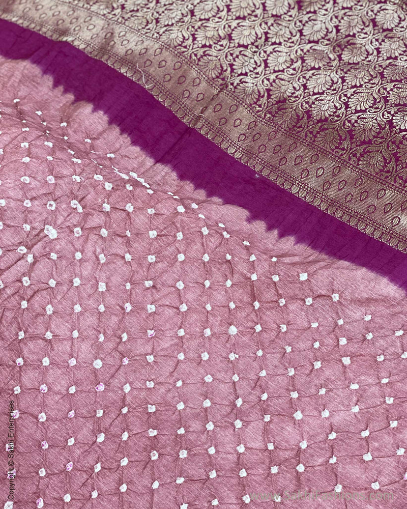 DP-W05136 Bandhini Purple Maroon