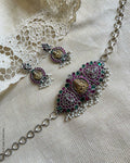 AJ-W06978 Statement Necklace Set