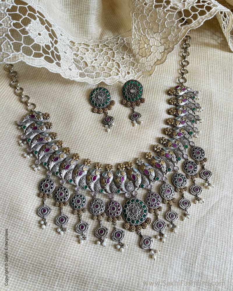 AJ-W06969 Statement Necklace Set