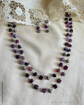 AJ-W06988 Purple Necklace Set