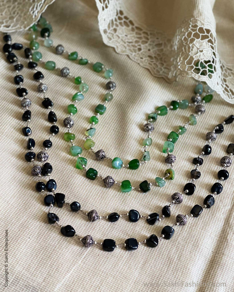 AJ-W06989 Green Necklace Set