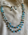 AJ-W06986 Turq Necklace Set