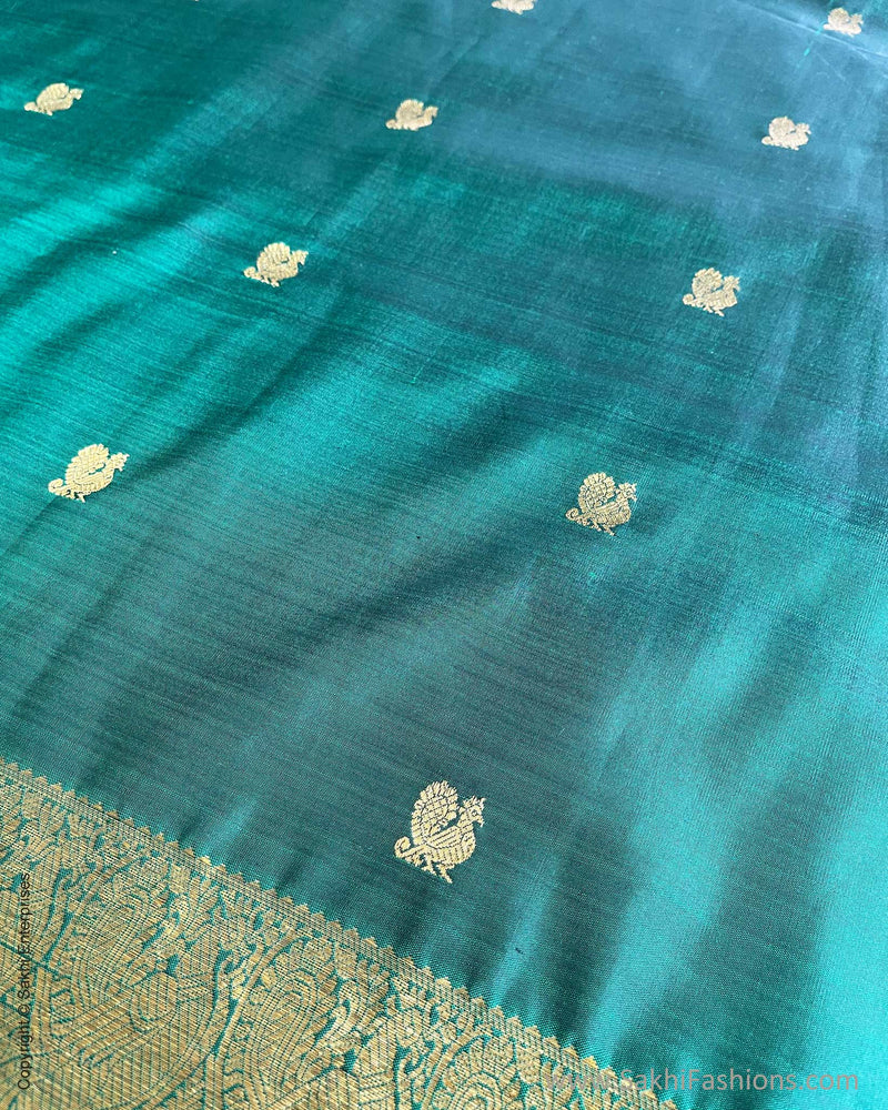 BL-W05132 Green Kanchi RBlouse