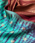 DP-W05573 Green Kora TieDye Kanchi