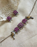 AJ-W09436 Statement Pink Necklace