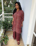 EE-W08294 Ajrakh Red Coord