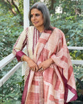 EE-W10226 Maroon Tussar Salwar