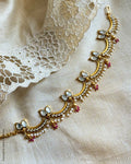 AS-W09724 Silver Gold necklace