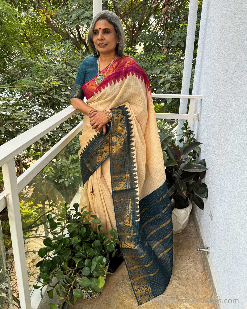 EE-W10522 Madurai Cotton Saree