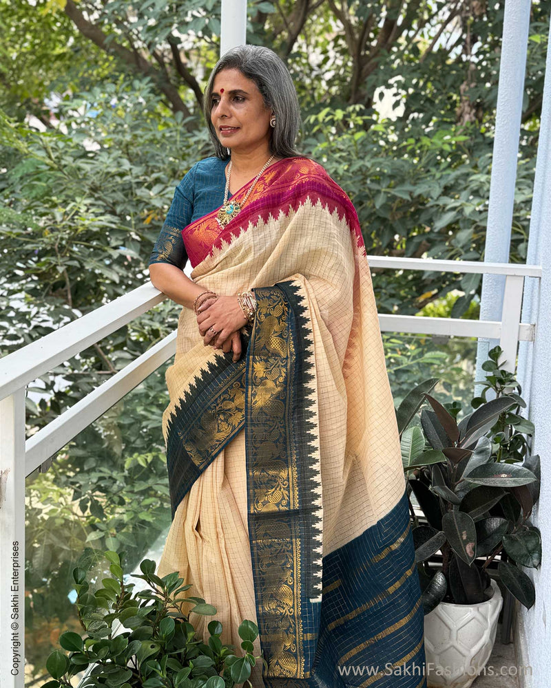 EE-W10522 Madurai Cotton Saree
