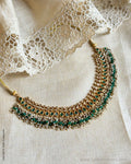 AS-W11488 Silver Gold Necklace