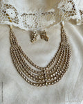 AS-W11465 Waterfall Necklace Set