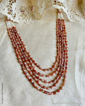 AJ-W11587 Brown Pearl Mala