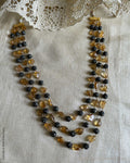 AJ-W11589 Mustard Black Mala