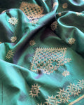 BL-W08237 Green Kanchi Blouse