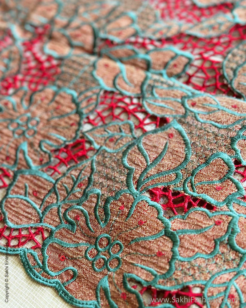 BL-W08730 Cutwork Floral blouse