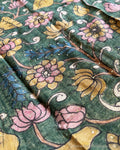 BL-W08745 Tussar Kalamkari Blouse