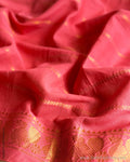 BL-W06453 Peach Madurai Cotton Blouse