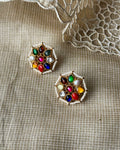 AS-W11450 Navrathan stud Earring