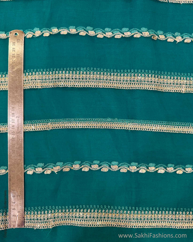 EE-V18008 Green Organza Saree