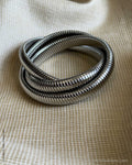 AJ-W11908 Twist Silver Bangle