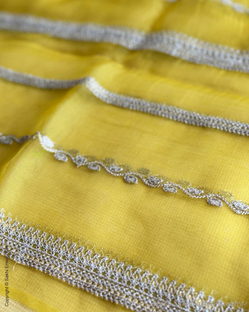 BL-R34942 Lemon Organza Blouse