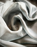 DP-S52953 Grey Plain Org Saree