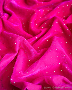 BL-V03816 Velvet Pink Blouse