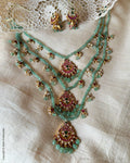 AJ-W14411 TeenLadi Crystal Necklace set