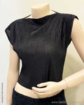 BL-W14707 Black Lycra Blouse