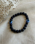 AJ-W14373 Black Lava Bracelet