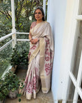 EE-W10761 Pink Floral Sari