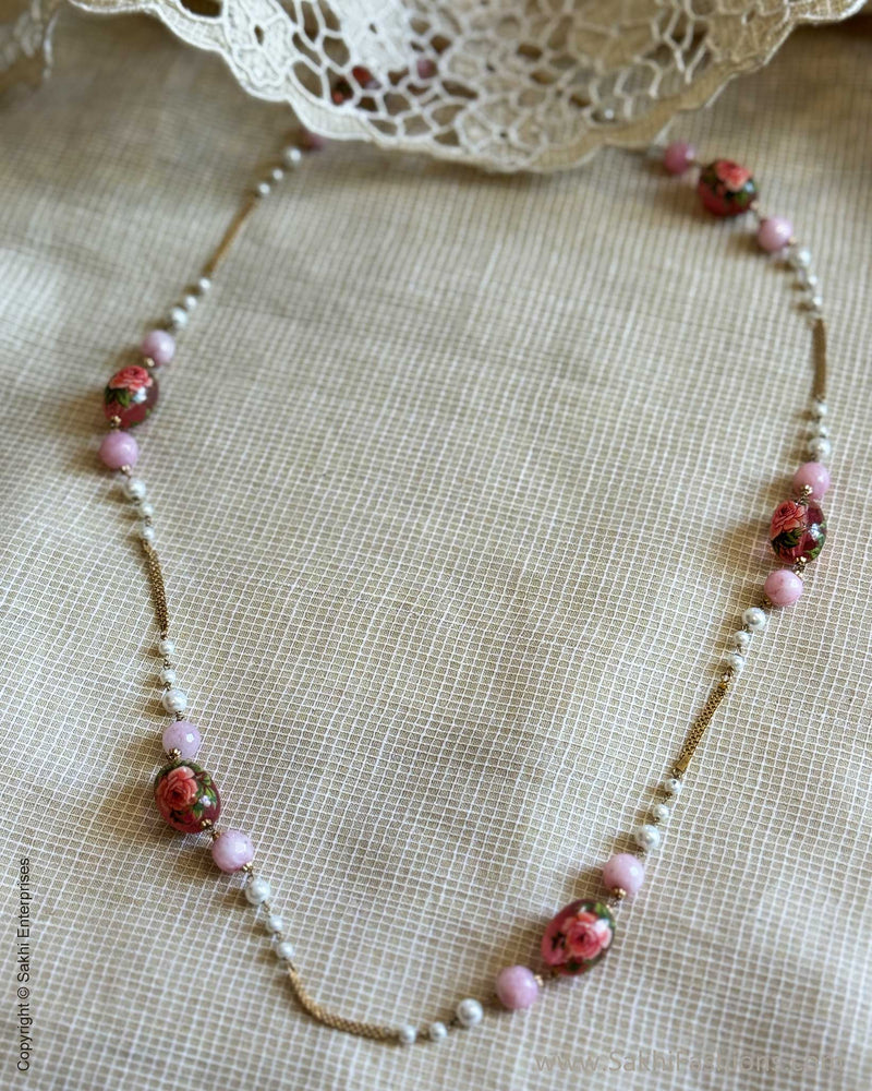 AGDQ-7505 Pink Gold Chain