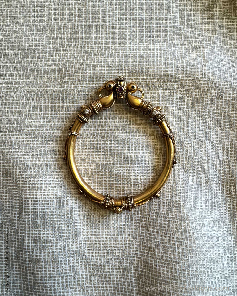 ASDS-90839 Gold Pure Silver Kada
