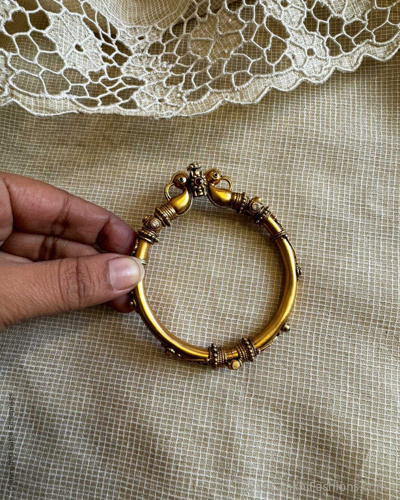 ASDS-90839 Gold Pure Silver Kada