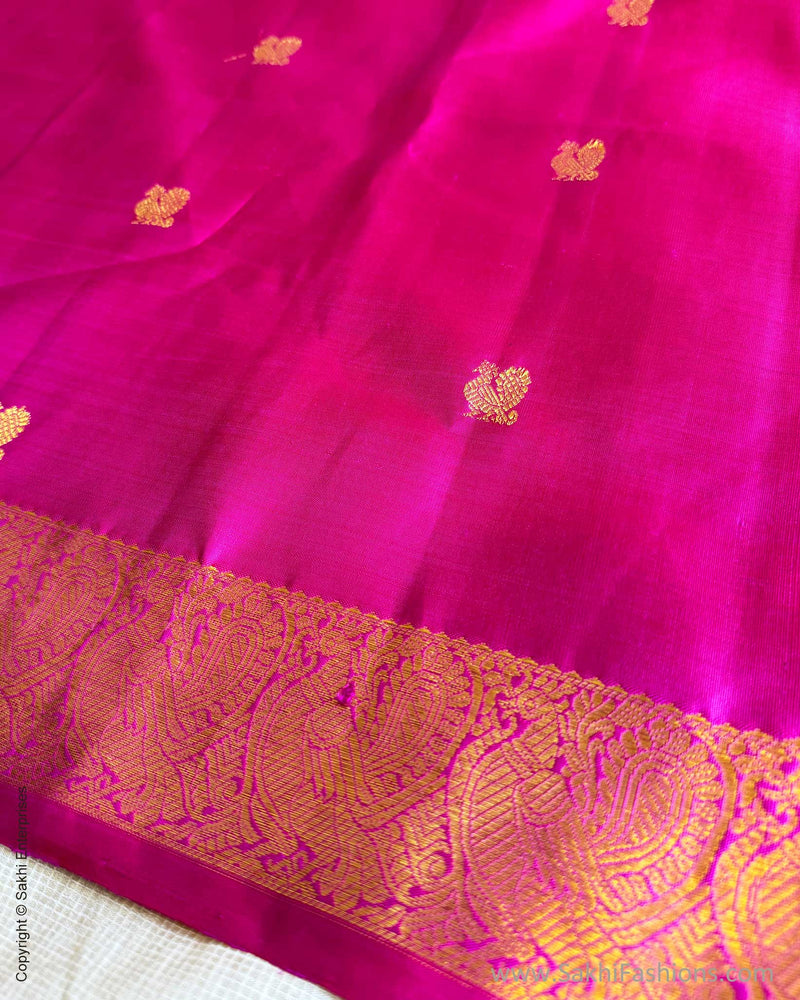 BL-W09296 Pink Kanchi Blouse