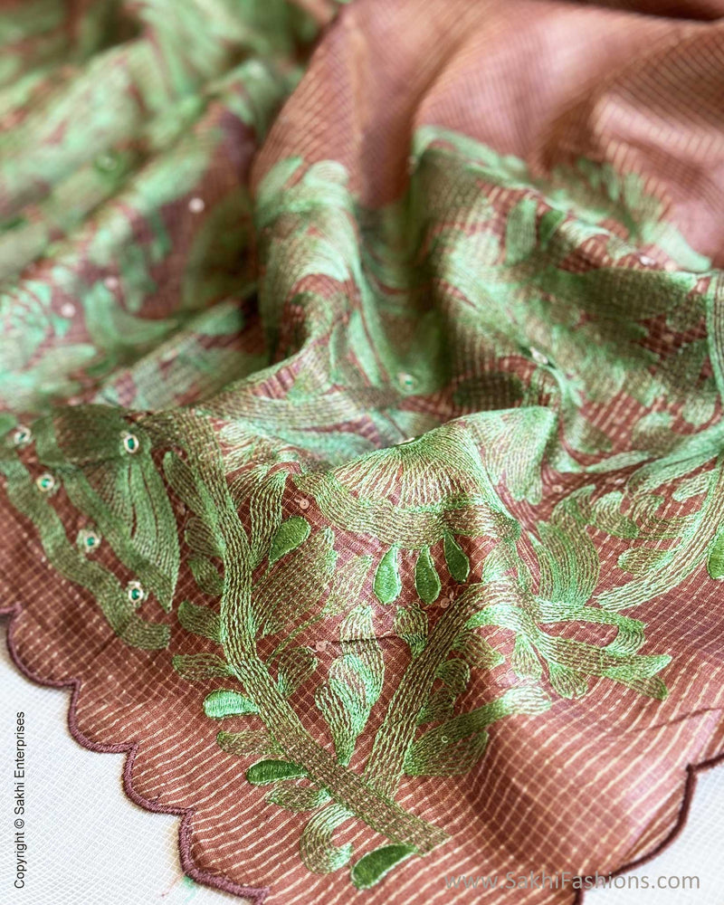 DP-W15070 Tussar Silk Sari