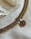 AS-W11483 Silver Gold Necklace